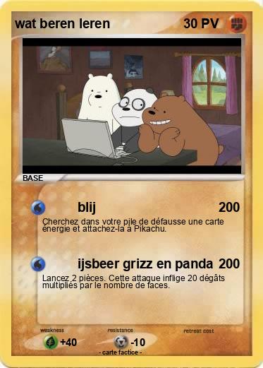 Pokemon wat beren leren
