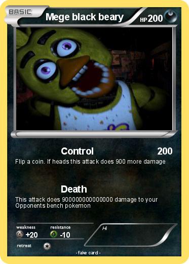 Pokemon Mege black beary