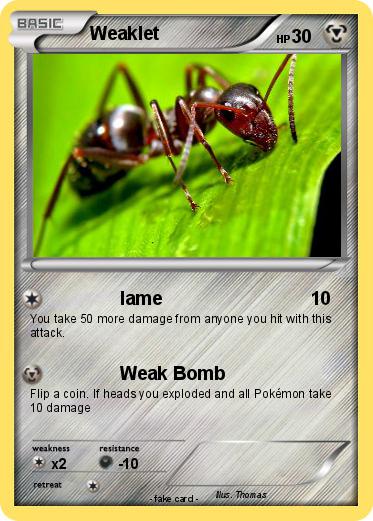 Pokemon Weaklet