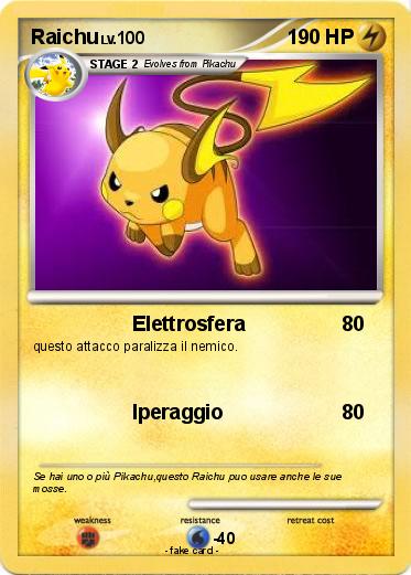 Pokemon Raichu