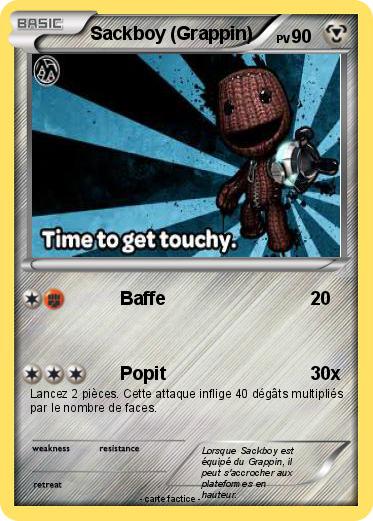 Pokemon Sackboy (Grappin)