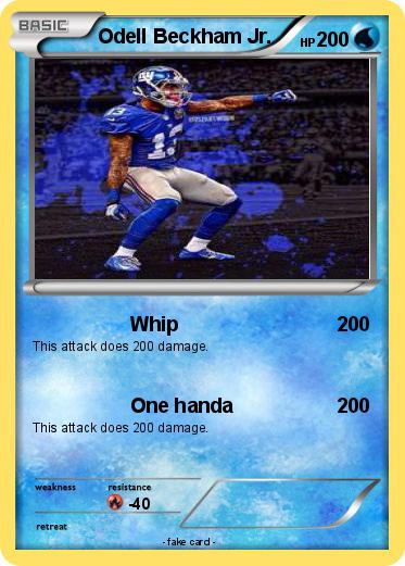 Pokemon Odell Beckham Jr.