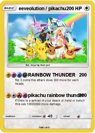 Pokemon eeveolution / pikachu