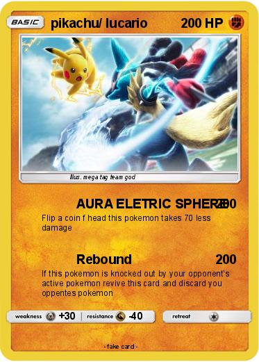 Pokemon pikachu/ lucario