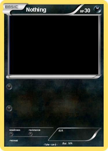 Pokemon Nothing