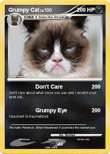 Pokemon Grumpy Cat