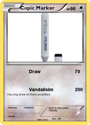 Pokemon Copic Marker