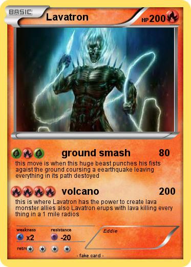 Pokemon Lavatron