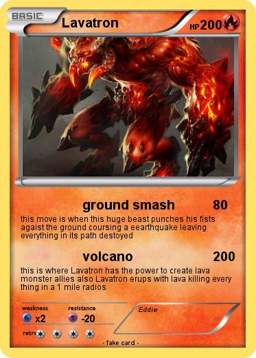 Pokemon Lavatron