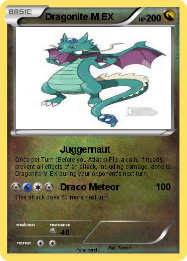 Pokemon Dragonite M EX