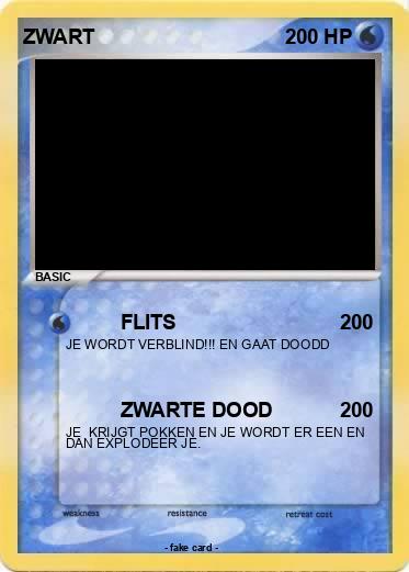 Pokemon ZWART