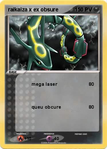 Pokemon raikaiza x ex obsure