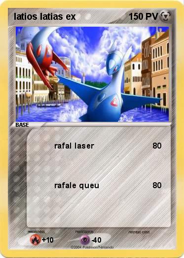 Pokemon latios latias ex
