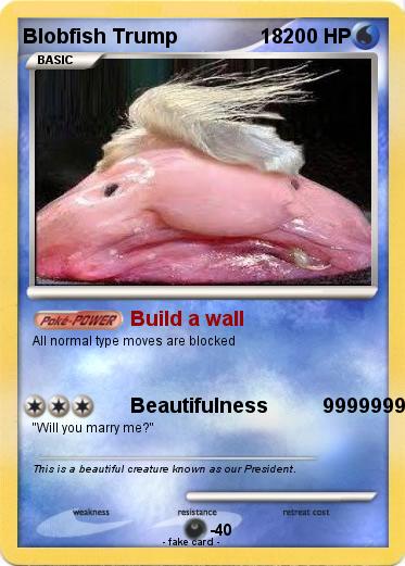 Pokemon Blobfish Trump               18