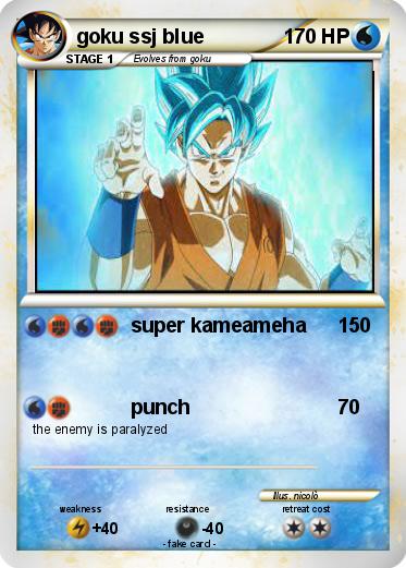 Pokemon goku ssj blue
