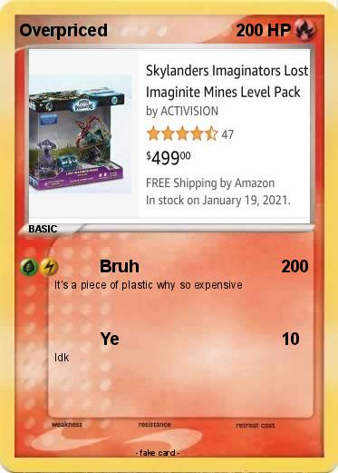 Pokemon Overpriced