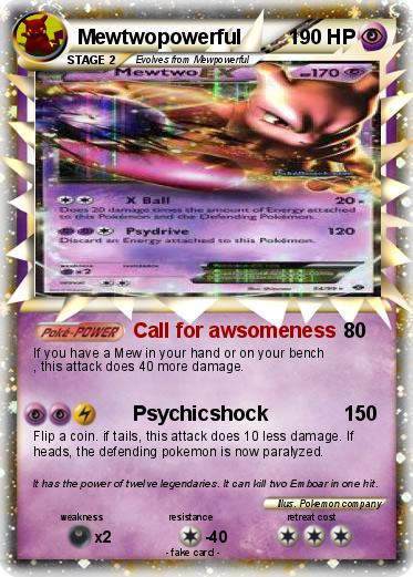 Pokemon Mewtwopowerful