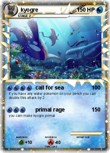 Pokemon kyogre
