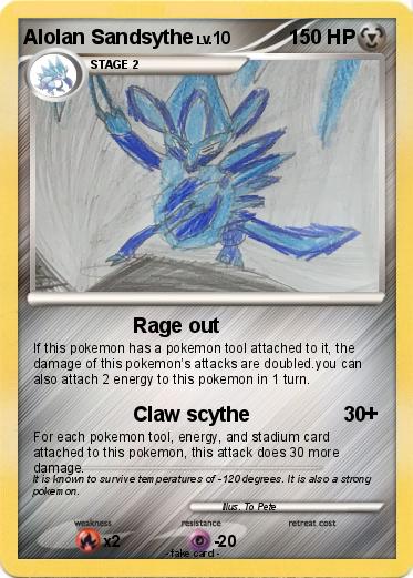 Pokemon Alolan Sandsythe
