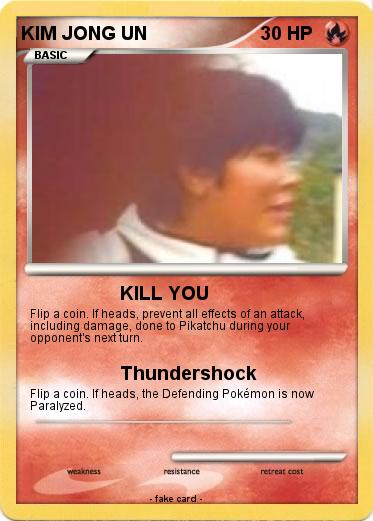Pokemon KIM JONG UN