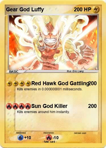 Pokemon Gear God Luffy