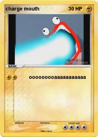 Pokemon charge mouth