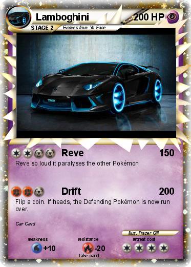 Pokemon Lamboghini