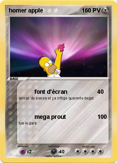 Pokemon homer apple