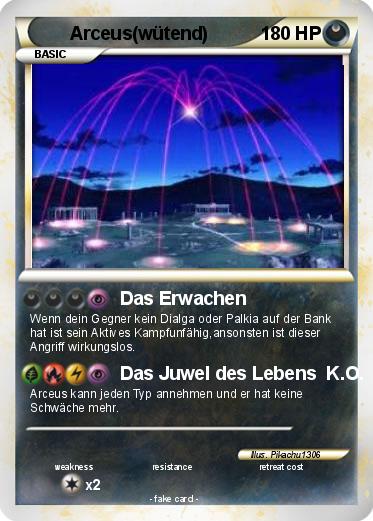 Pokemon Arceus(wütend)