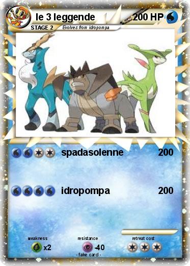 Pokemon le 3 leggende