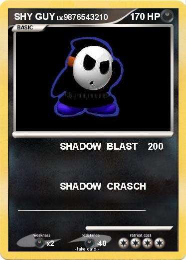 Pokemon SHY GUY