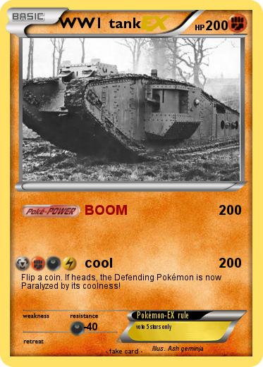 Pokemon WW1 tank