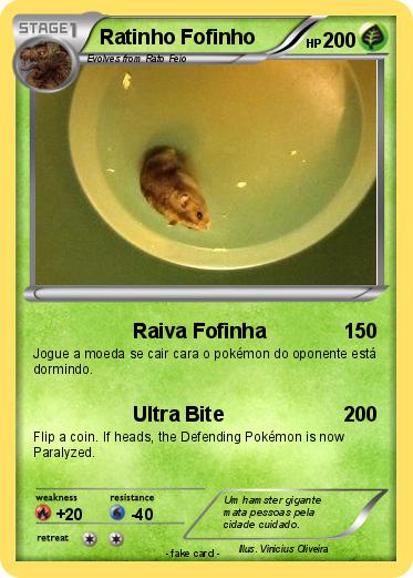 Pokemon Ratinho Fofinho