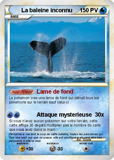 Pokemon La baleine inconnu