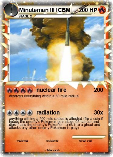 Pokemon Minuteman III ICBM