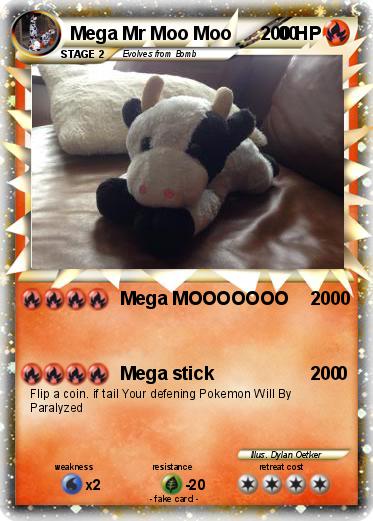 Pokemon Mega Mr Moo Moo         00
