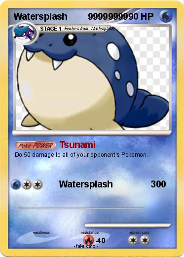 Pokemon Watersplash        99999999