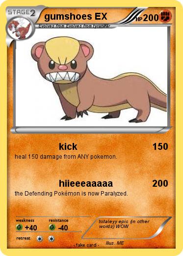 Pokemon gumshoes EX