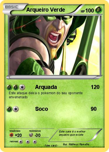 Pokemon Arqueiro Verde