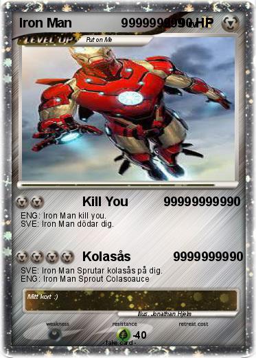 Pokemon Iron Man              999999999