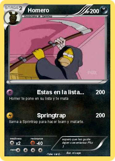 Pokemon Homero