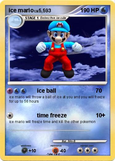 Pokemon ice mario