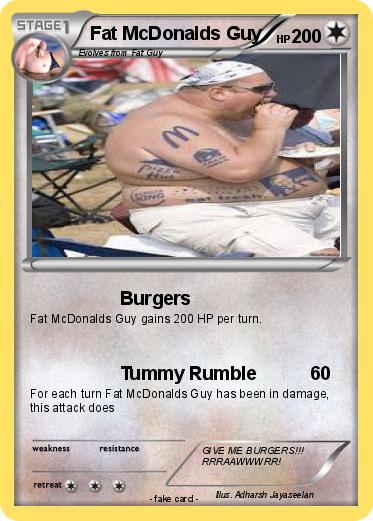 Pokemon Fat McDonalds Guy