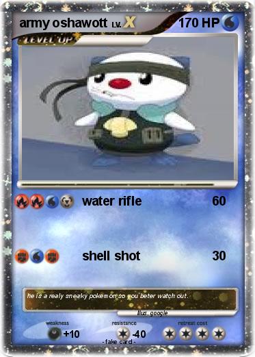 Pokemon army oshawott