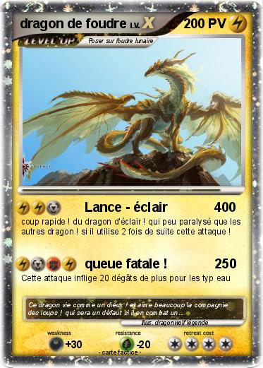 Pokemon dragon de foudre