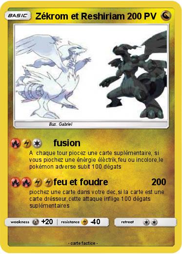 Pokemon Zékrom et Reshiriam