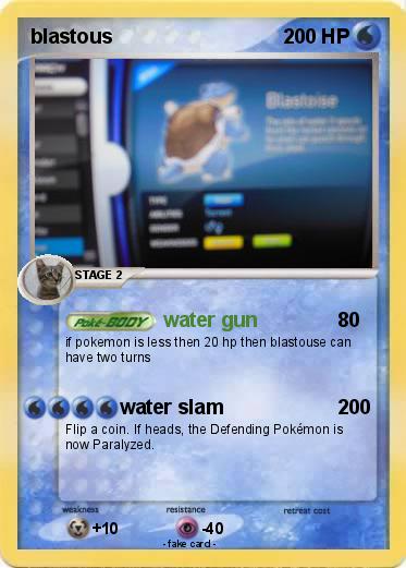 Pokemon blastous