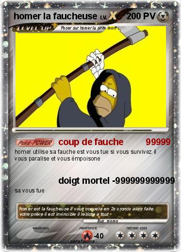 Pokemon homer la faucheuse
