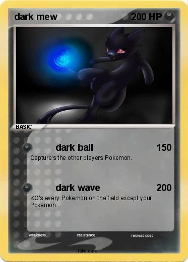 Pokemon dark mew