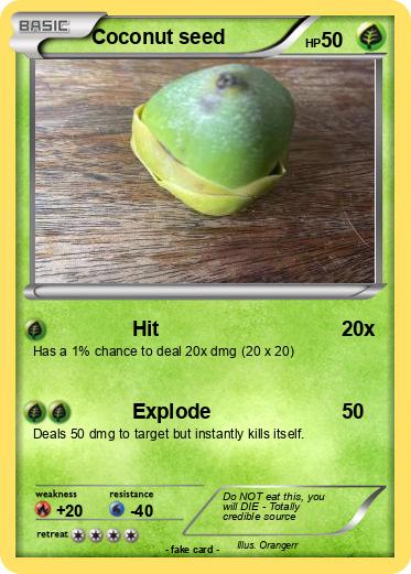 Pokemon Coconut seed
